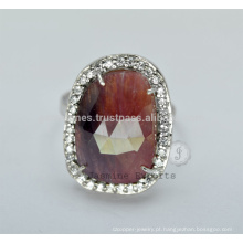 Designer Semi Precious Wedding s925 Silver Rings For Wholesale